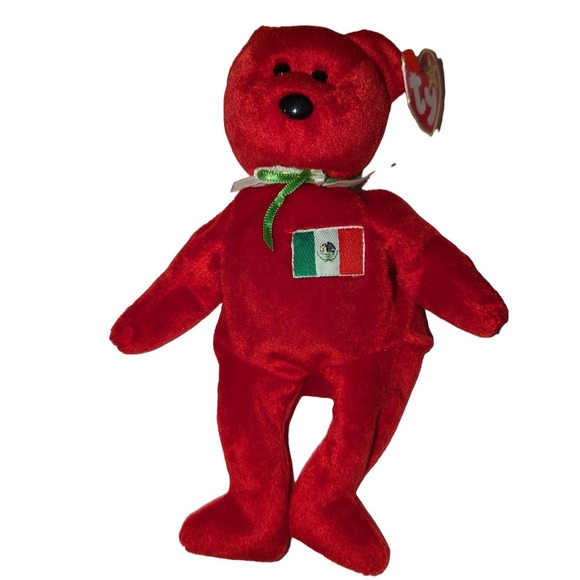 Ty Teenie Beanie Babies International II Osito Germania Spangle the Bear Set - Picture 4 of 9